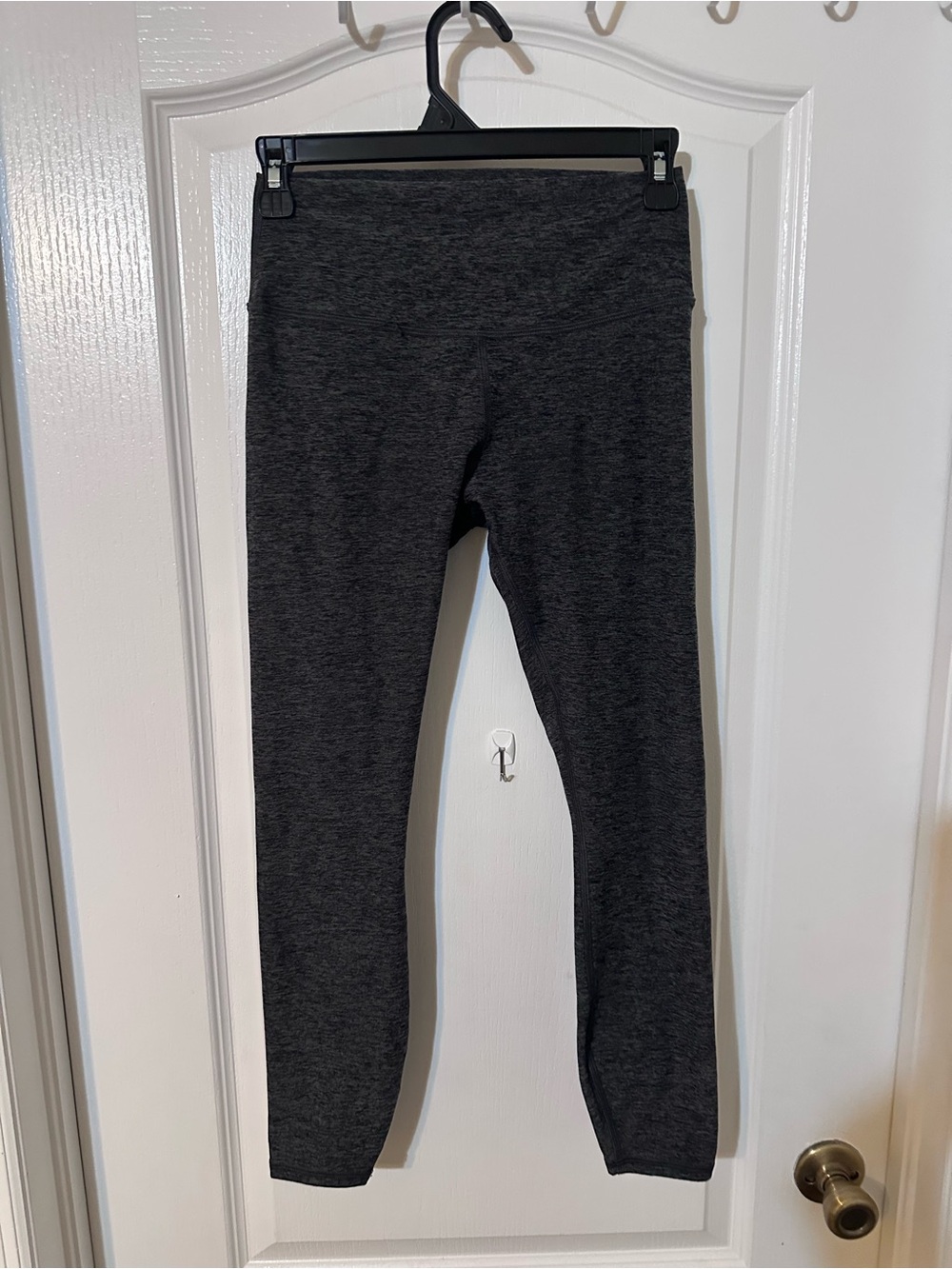 Alo Yoga Alosoft High Waisted Lounge Leggings Dark Gray Heather Size S⁠
